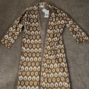 Zara coat cardigan